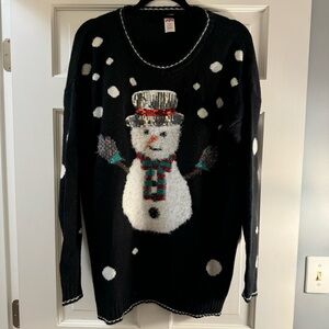 Snowman Sweater - Holiday Time - Size XXL